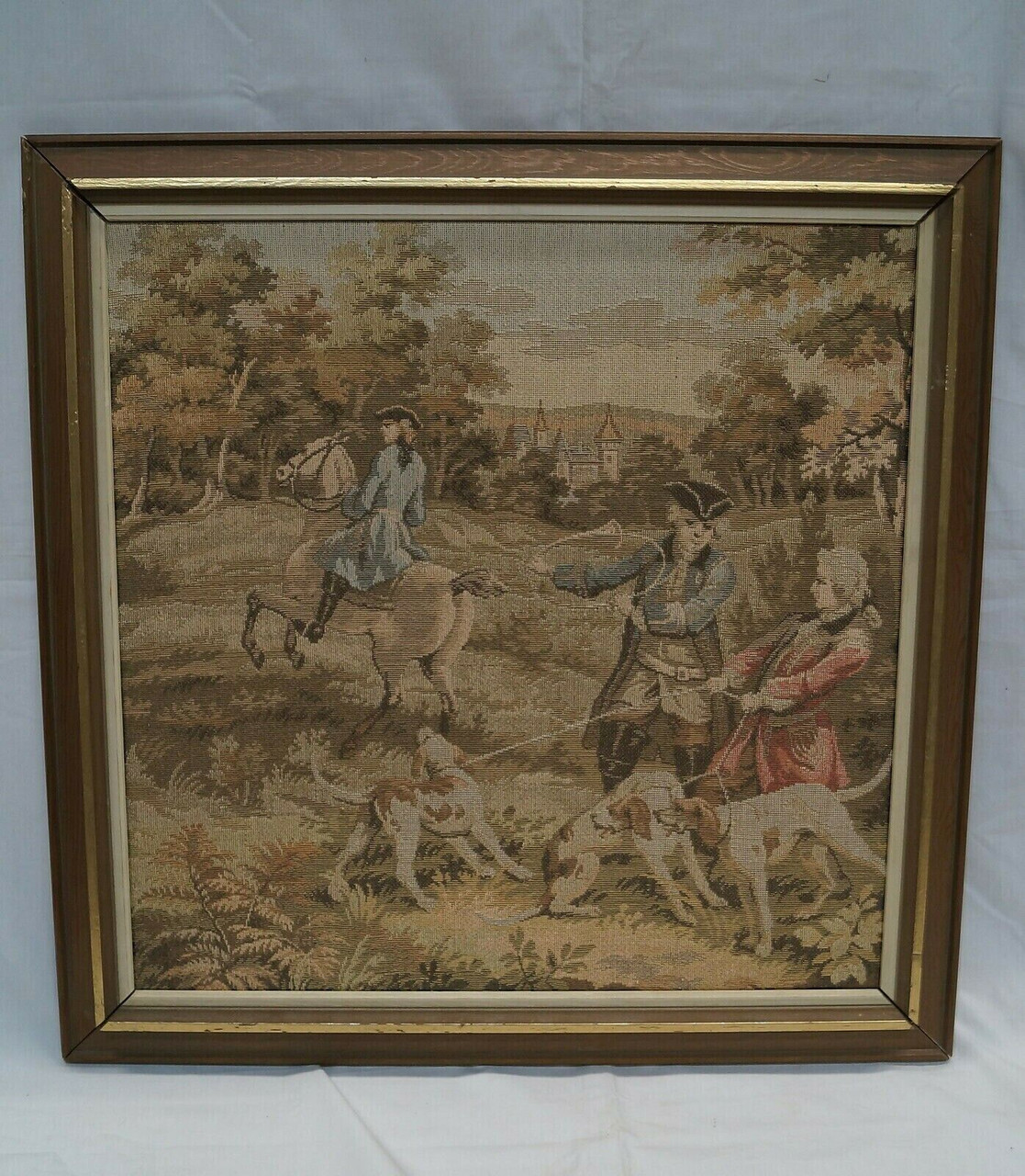 Regency Period British Framed Tapestry Regency Period British Framed Tapestry