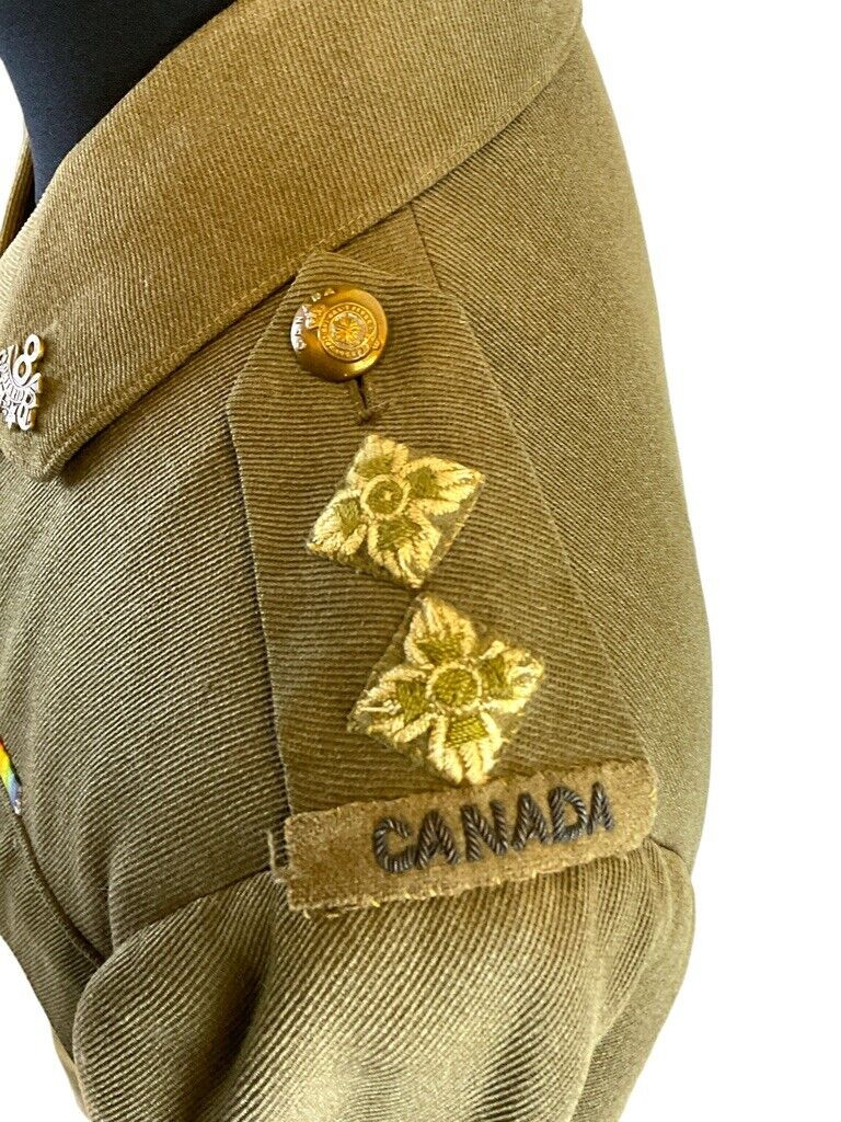 WW1 Canadian CEF Officers 8th Central Ontario Regiment Lt Tunic Unnamed WW1 Canadian CEF Officers 8th Central Ontario Regiment Lt Tunic Unnamed