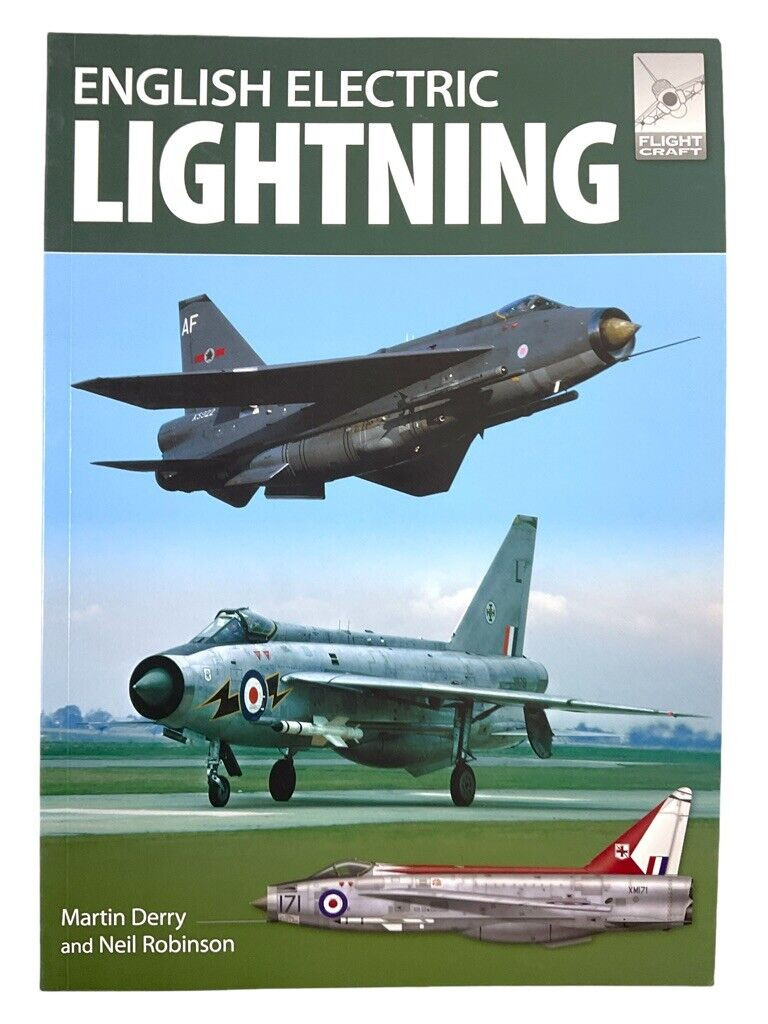 British RAF English Electric Lightning Jet Aircraft Soft Cover Reference Book British RAF English Electric Lightning Jet Aircraft Soft Cover Reference Book