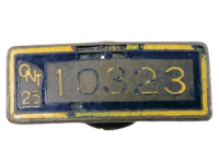 Canadian Ontario Licensed Driver Taxi Chauffer Button Hole Enamel Pin