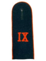 WW2 German IX 9th Recruiting Other Ranks Shoulder Board Strap Single 1