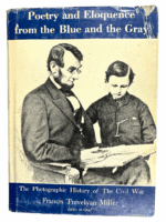 US Civil War Photo History Poetry & Eloquence From Blue & Grey Reference Book