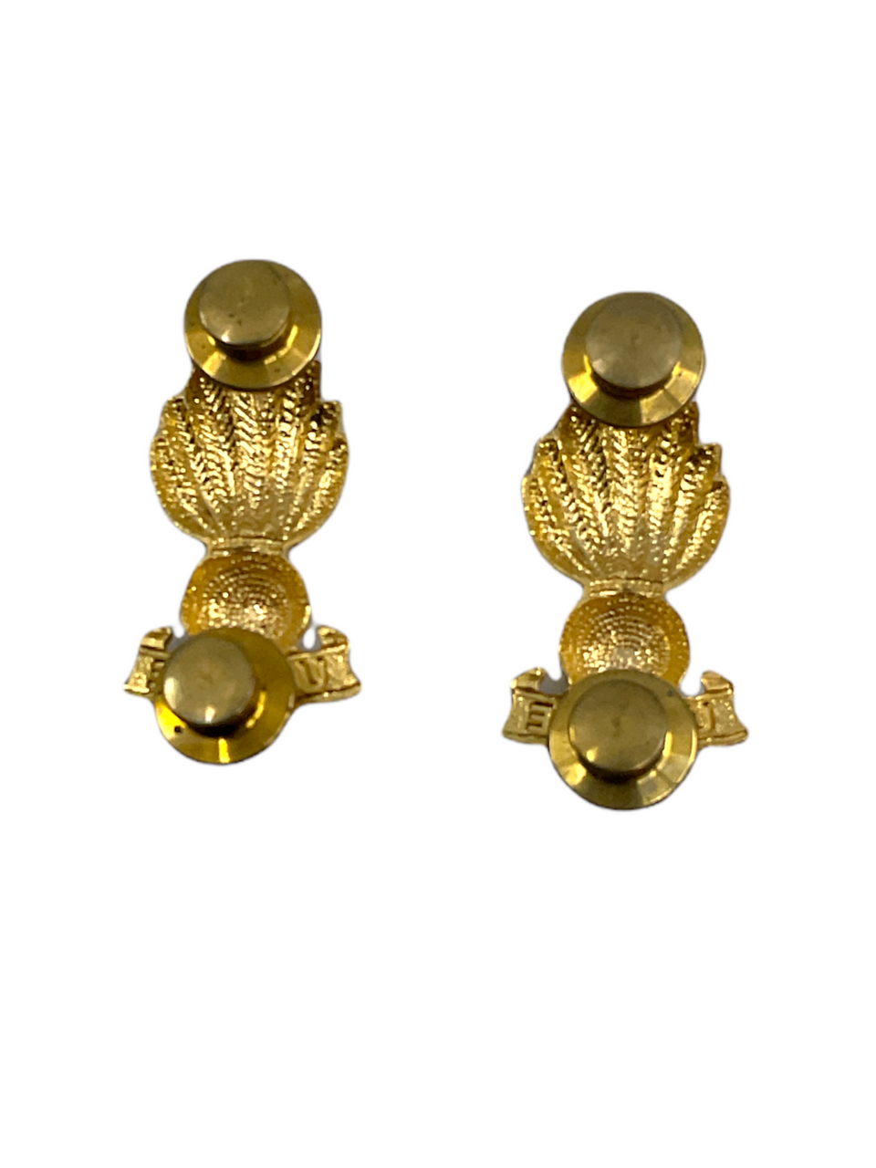 Canadian Forces RCA Artillery Collar Insignia Pair Canadian Forces RCA Artillery Collar Insignia Pair