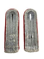 WW2 German Army Artillery Officer Lieutenant Shoulder Boards Pair