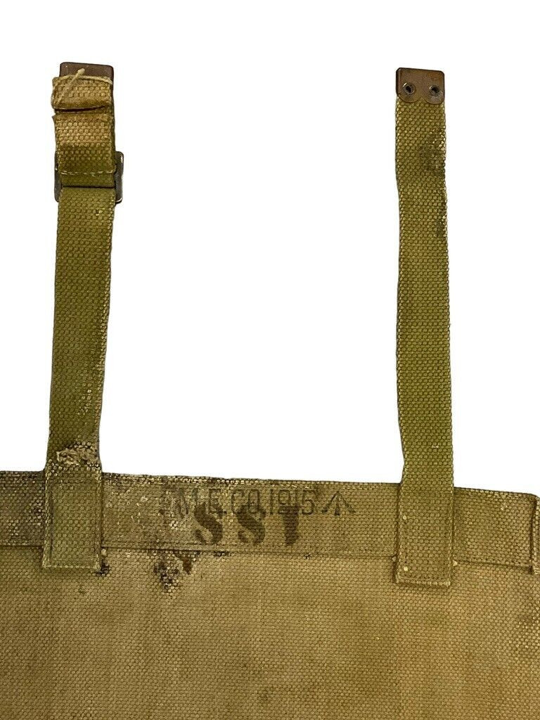 WW1 Canadian CEF 1915 Dated Large Pack 1915 Dated CMGC Machine Gun Marked WW1 Canadian CEF 1915 Dated Large Pack 1915 Dated CMGC Machine Gun Marked