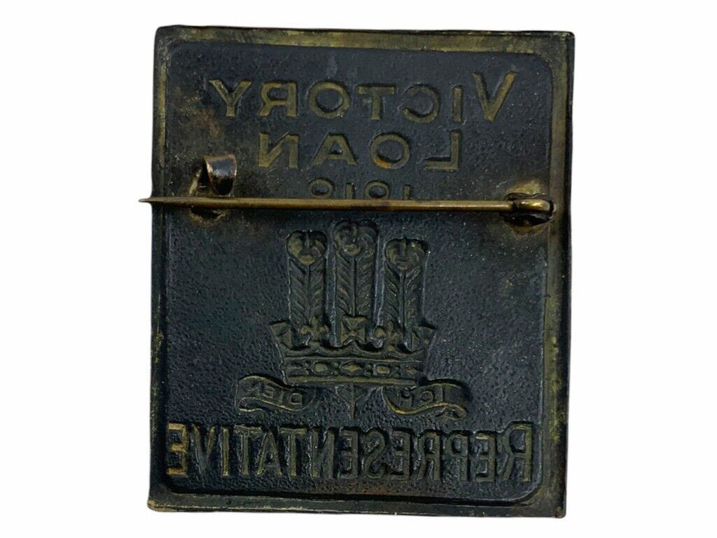 WW1 Canadian British Victory Loan Representative 1919 Lapel Badge Button Vintage WW1 Canadian British Victory Loan Representative 1919 Lapel Badge Button Vintage