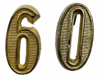 WW2 German Shoulder Board Numbers 60 or 90