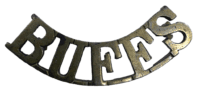 WW2 British The Buffs Shoulder Title Insignia Single WW2 British The Buffs Shoulder Title Insignia Single