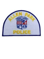 US Allen Park Michigan Police Patch 1