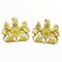 Canadian British Officers General List Collars Insignia Pair