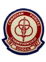 Canadian Forces Soccer Championship 1967 Crest Craft Patch