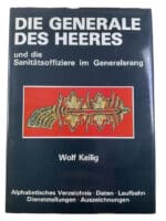 WW2 German Generals of the Army Wolf Keilig GERMAN TEXT Hardcover Reference Book