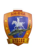 US USAF AH-64A Apache Squadron Sticker US USAF AH-64A Apache Squadron Sticker