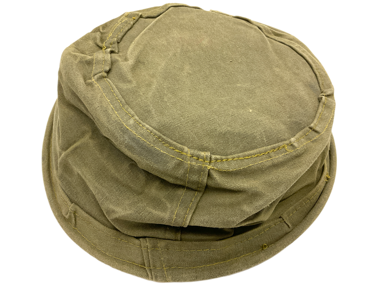 WW2 Canadian 1945 Dated Canvas Wash Bowl WW2 Canadian 1945 Dated Canvas Wash Bowl