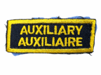 Canadian Auxiliary Ontario Provincial Yellow Edge Police Patch Canadian Auxiliary Ontario Provincial Yellow Edge Police Patch