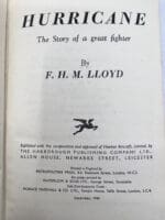 WW2 British RAF Hurricane Story of a Great Fighter Hard Cover Reference Book WW2 British RAF Hurricane Story of a Great Fighter Hard Cover Reference Book