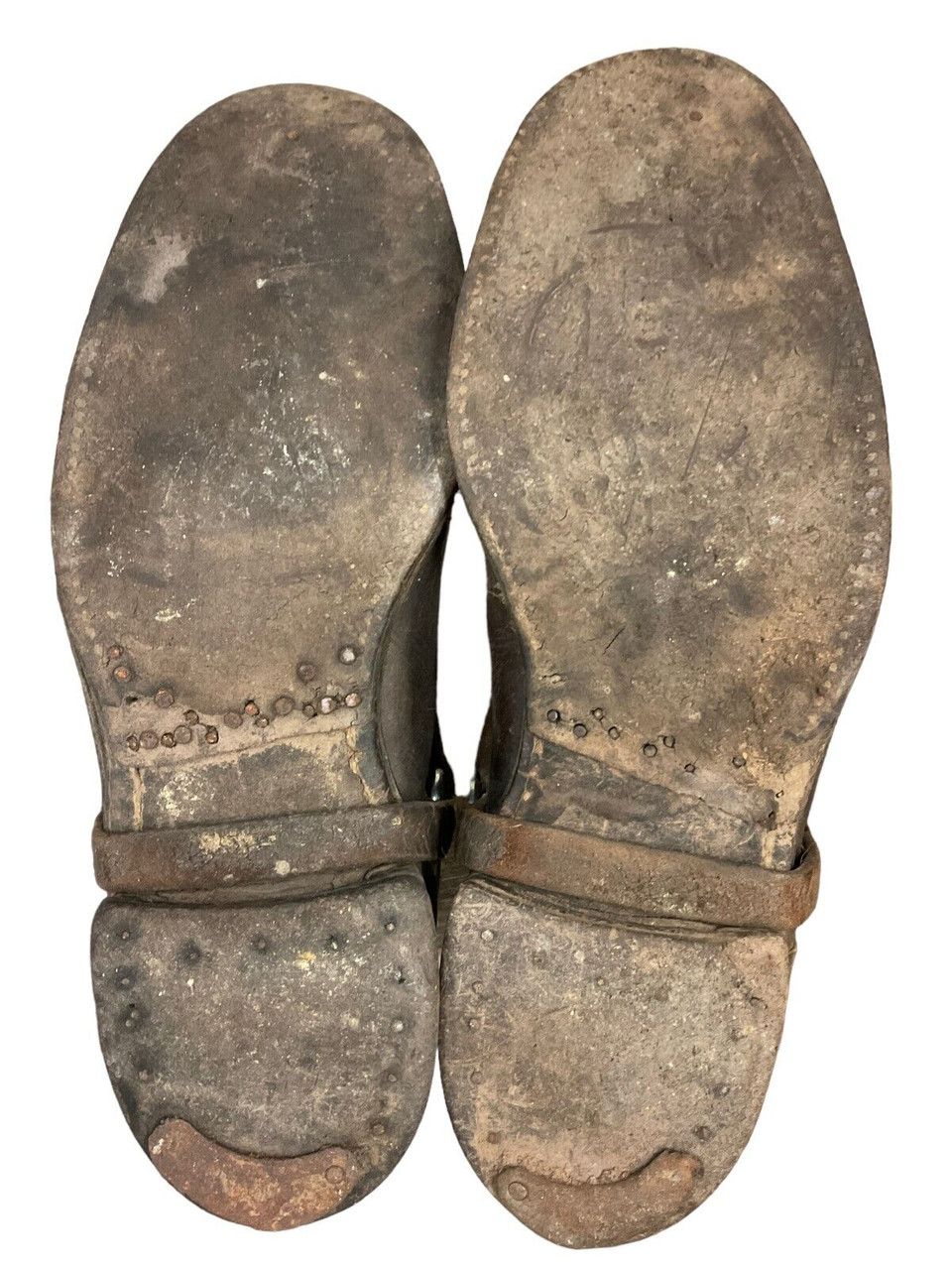 WW1 Canadian CEF Officers High Top Leather Boots with C Broad Arrowed Spurs WW1 Canadian CEF Officers High Top Leather Boots with C Broad Arrowed Spurs
