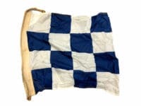 Canadian Navy RCN Nylon Alphabet Flag Letter N 20 x 24 Inches Canadian Navy RCN Nylon Alphabet Flag Letter N 20 x 24 Inches