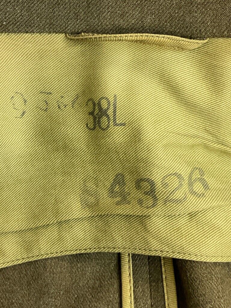 WW2 US USAAF 3rd Air Forces Four Pocket Tunic with Laundry Number 38L WW2 US USAAF 3rd Air Forces Four Pocket Tunic with Laundry Number 38L