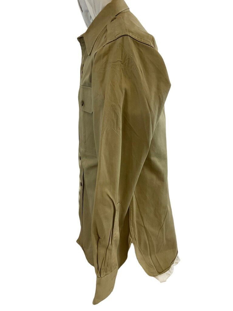 US Army Korean War Service Numbered Other Ranks Shirt Size 15 US Army Korean War Service Numbered Other Ranks Shirt Size 15