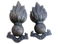 WW2 Canadian RCA Artillery OSD Officers Collars Insignia Pair