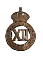 Canadian Militia 12th York Rangers Cap Badge