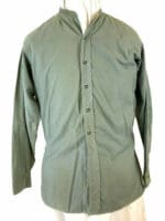 WW2 British Canadian RAF RCAF Officers Collarless Blue Shirt