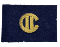 WW1 Canadian CEF 2nd Division Officers Div Patch Bullion Wire