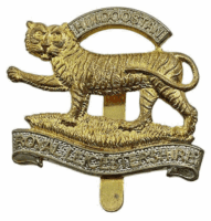 WW2 British Royal Leicestershire Regiment Cap Badge WW2 British Royal Leicestershire Regiment Cap Badge