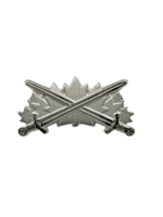 Canadian Forces Silver Warrior Qualification Clutch Back Badge Insignia