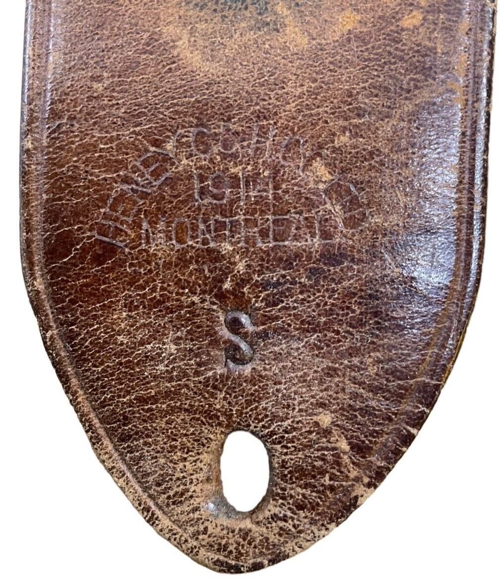 WW1 Canadian CEF 1914 Dated COTC U of T Leather Snake Buckle Leather Belt Medium WW1 Canadian CEF 1914 Dated COTC U of T Leather Snake Buckle Leather Belt Medium