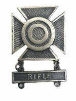 WW2 US Army Expert At Arms With Bar RIFLE Medal