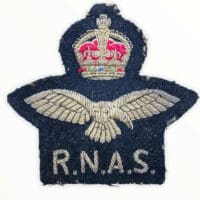 WW1 British RNAS Royal Naval Air Service Blazer Crest Patch