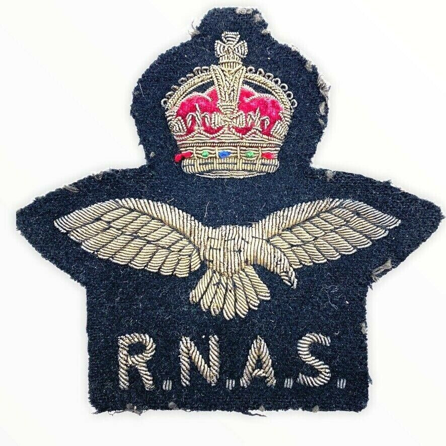 WW1 British RNAS Royal Naval Air Service Blazer Crest Patch WW1 British RNAS Royal Naval Air Service Blazer Crest Patch
