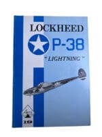 WW2 US USAAF Lockheed P-38 Lightning Aero Series No 19 Softcover Reference Book
