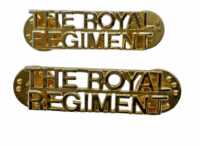 Canadian Forces The Royal Regiment of Canada Shoulder Titles Pair Canadian Forces The Royal Regiment of Canada Shoulder Titles Pair