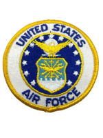 US USAF Yellow Edge Patch Insignia