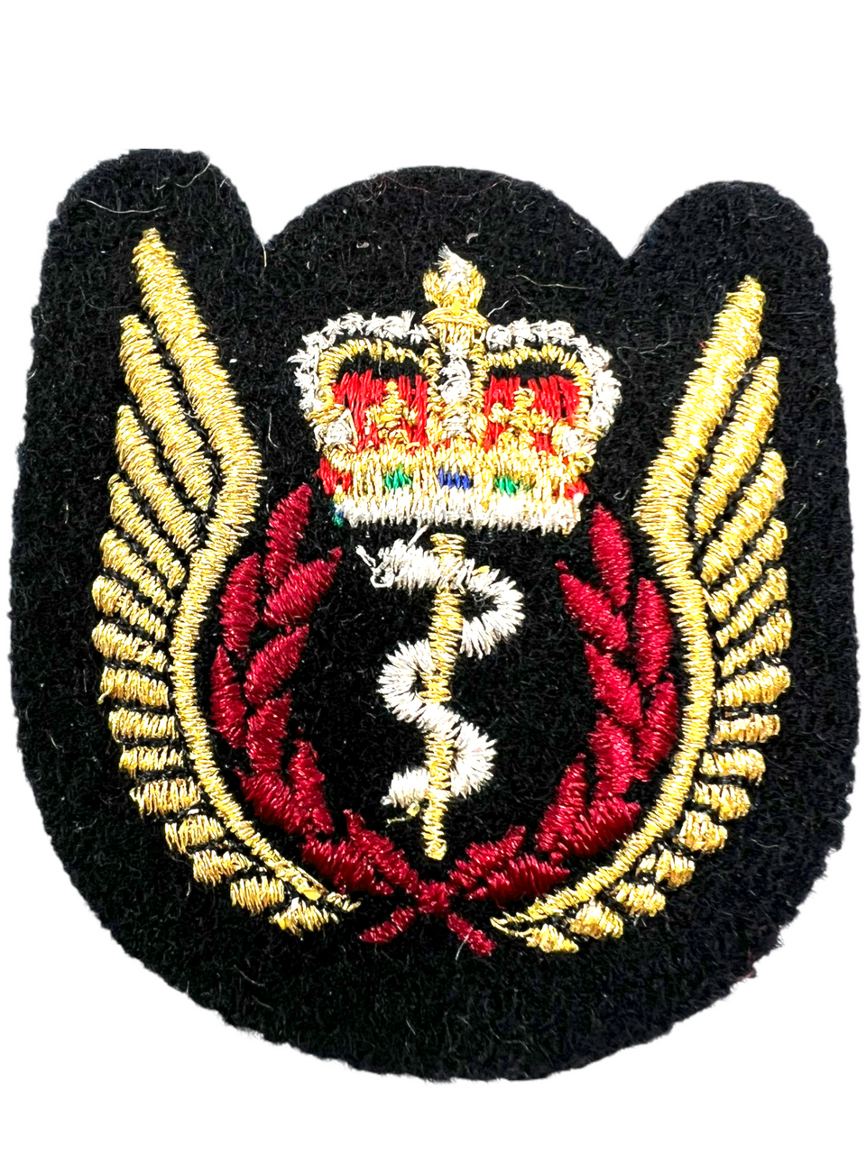 Canadian Forces RCAF Flight Surgeon Wings Mylar Padded Full Size Canadian Forces RCAF Flight Surgeon Wings Mylar Padded Full Size