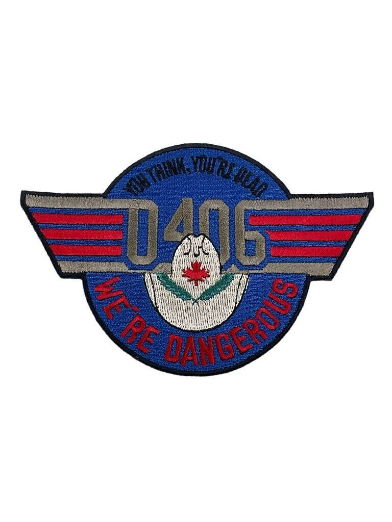 Canadian Forces RCAF 0406 NFTC Were Dangerous Course Crest Patch Canadian Forces RCAF 0406 NFTC Were Dangerous Course Crest Patch