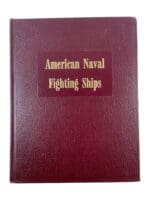 Dictionary of American Naval Fighting Ships USN Navy Hard Cover Reference Book