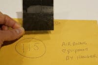 WW2 British Airborne Para Equipment by Hanger Original Negative #115