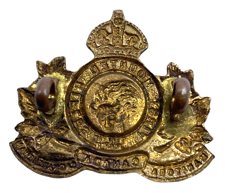 WW1 Canadian CEF First Mounted Rifles Collar Badge Insignia Single WW1 Canadian CEF First Mounted Rifles Collar Badge Insignia Single