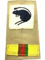 WW2 British 4th Armoured Brigade Desert Rats Formation Patch Slip On 5
