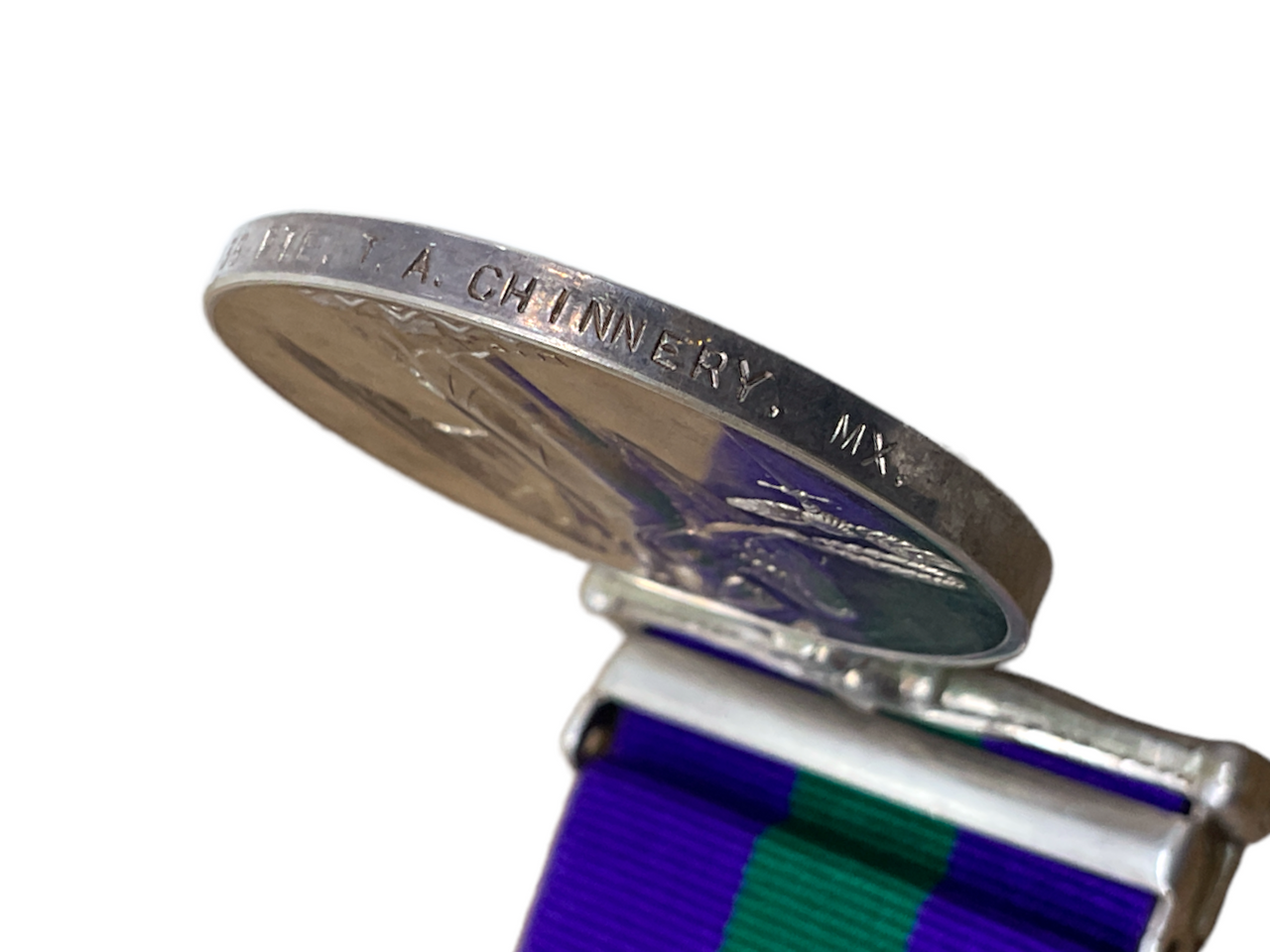 British General Service Medal Cyprus 23080038 Pte Chinnery Middlesex Regiment British General Service Medal Cyprus 23080038 Pte Chinnery Middlesex Regiment