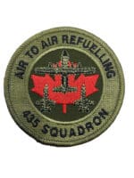 Canadian Forces RCAF 435 Squadron Air to Air Refuelling OD Green Patch Crest