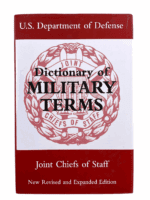 US DoD Dictionary of Military Terms Joints Chiefs of Staff HC Reference Book US DoD Dictionary of Military Terms Joints Chiefs of Staff HC Reference Book