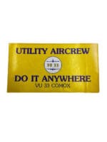 Canadian Forces RCAF RCN Navy VU33 Squadron Comox Utility Aircrew Sticker