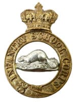 Canadian Victorian Infantry School Corps Glengarry Cap Badge RCR RARE Canadian Victorian Infantry School Corps Glengarry Cap Badge RCR RARE