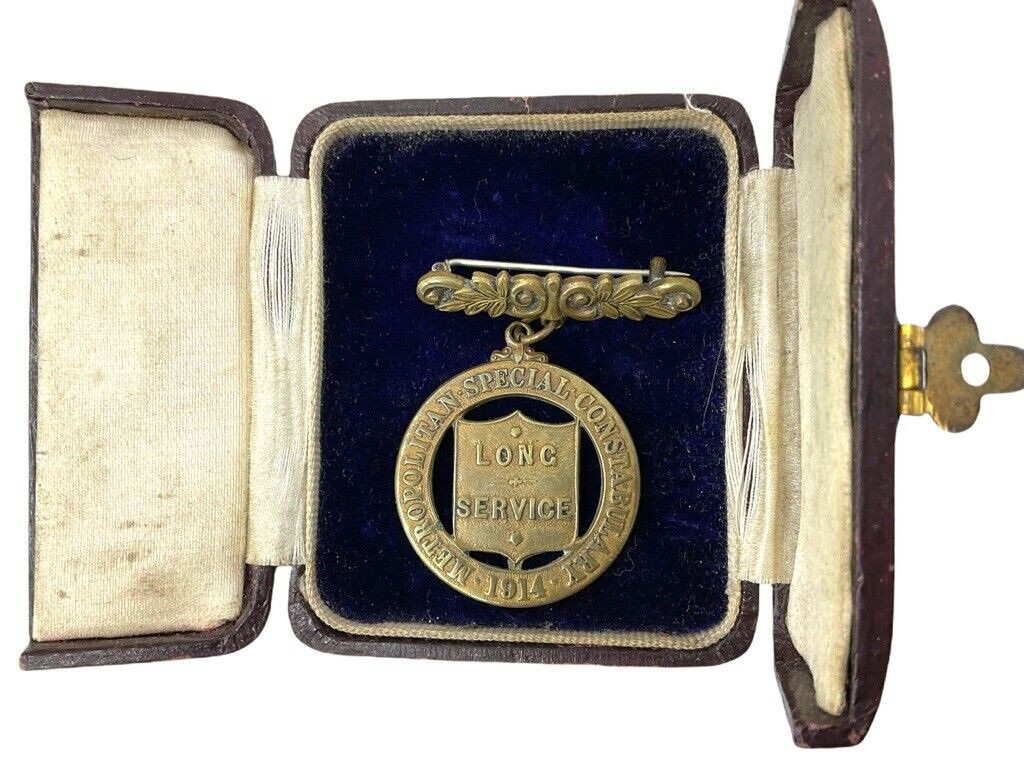 WW1 British Metropolitan Special Constabulary Long Service Medal RJ Stephens WW1 British Metropolitan Special Constabulary Long Service Medal RJ Stephens