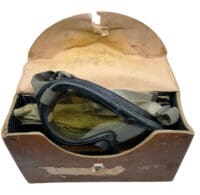 WW2 US USAAF Type 1065 Polaroid Flying Googles In Box With Spares & Instructions
